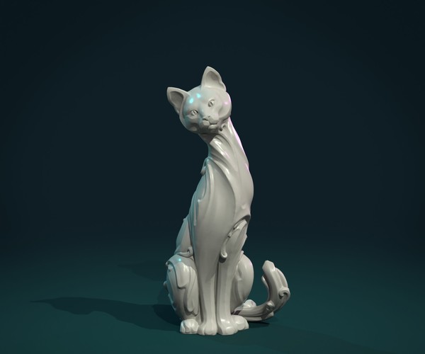 ArtStation - Cat figurine | Resources