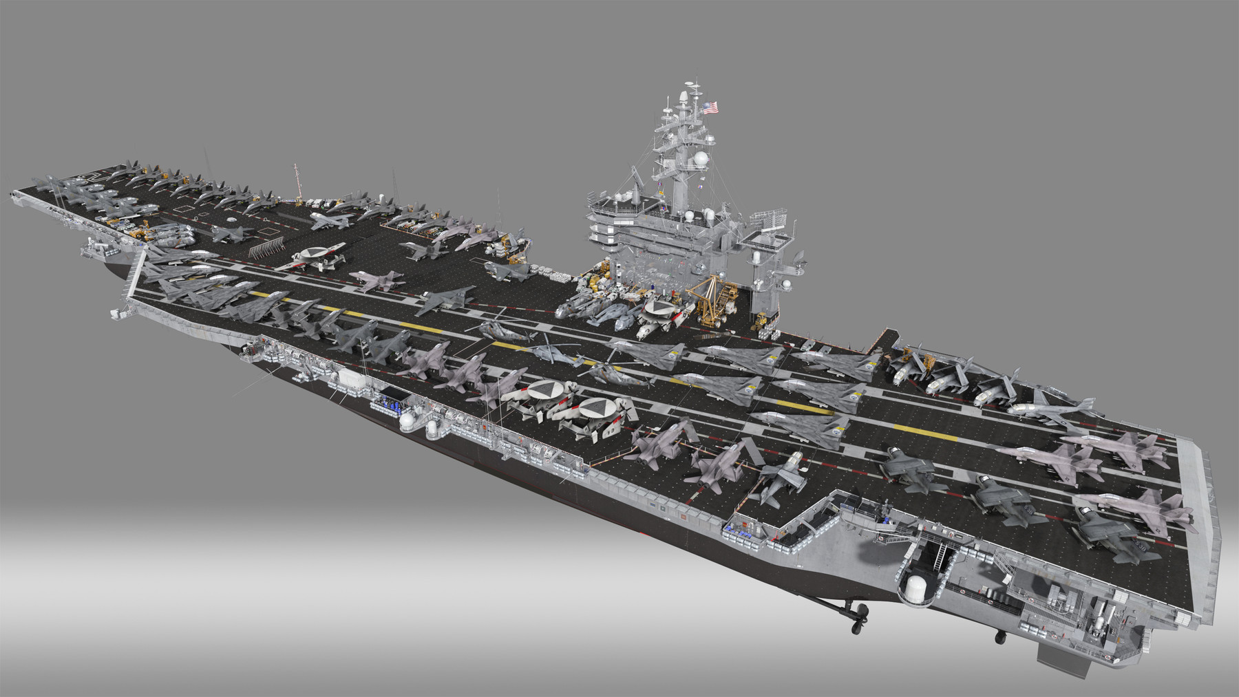 ArtStation - Aircraft Carrier Ship | Game Assets