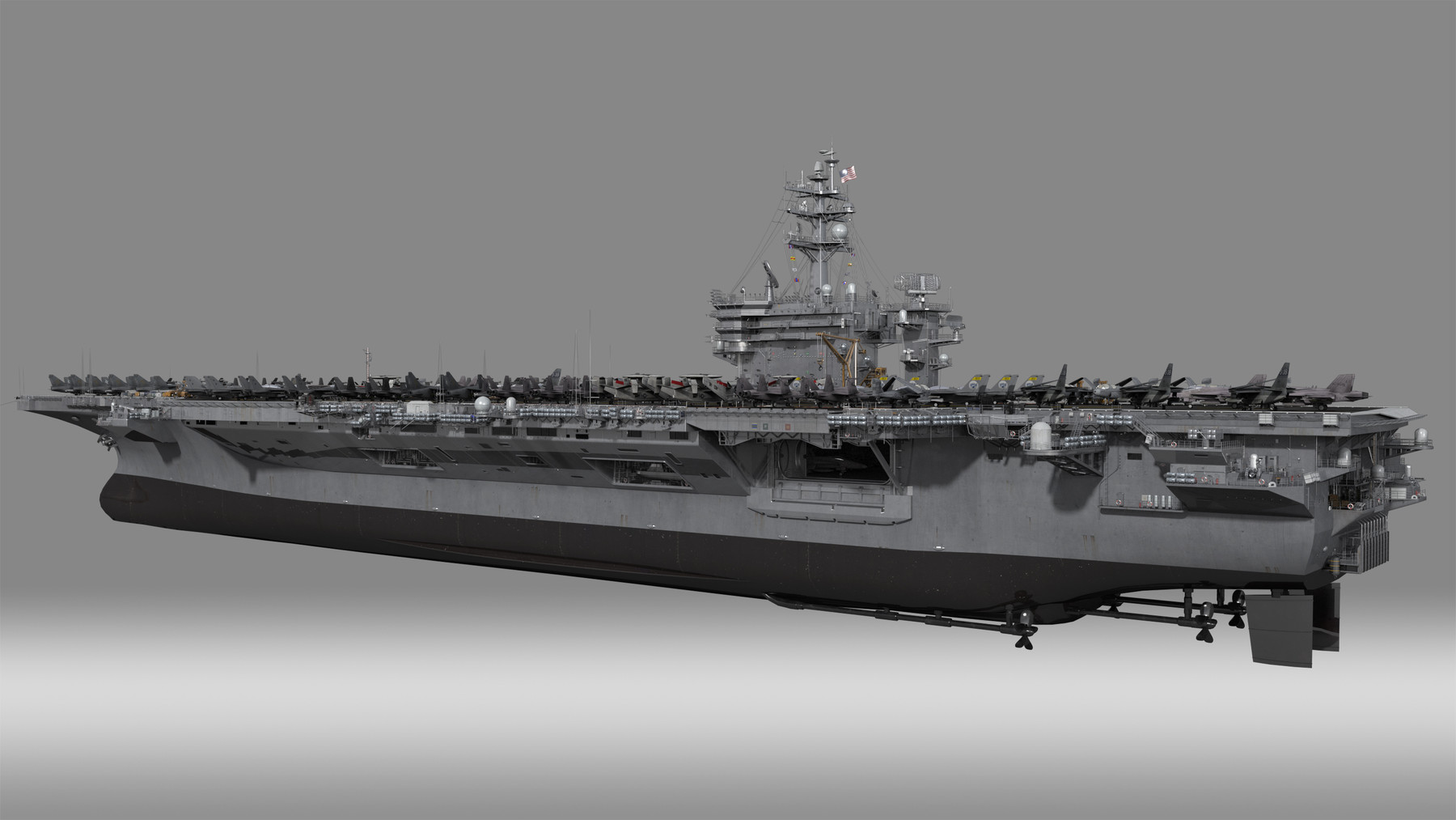 Artstation - Aircraft Carrier Ship 