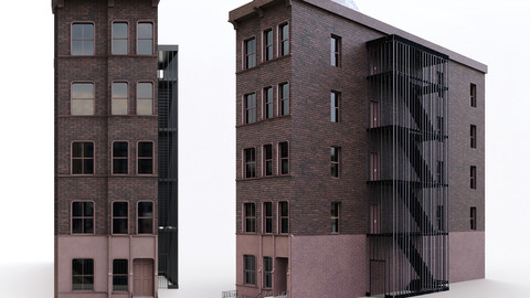 NYC Building - PBR Low-poly