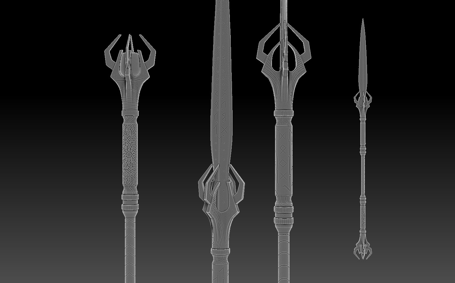 ArtStation - Soulpurger Spear | Game Assets