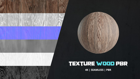 Texture Wood 4k Pbr - 16bit - 04