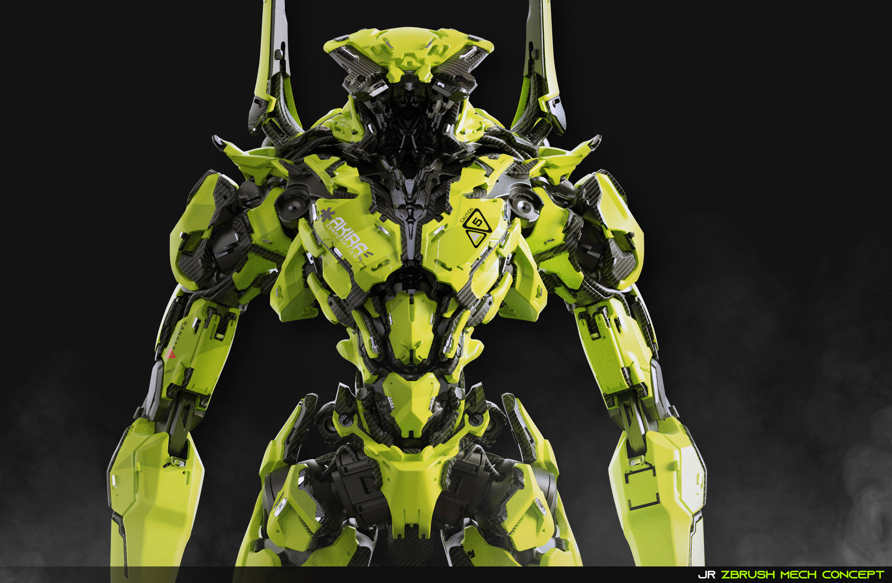 mech concept in zbrush