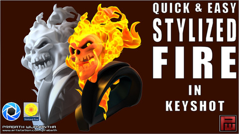 Keyshot- Stylized Fire