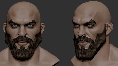 stylized head male5