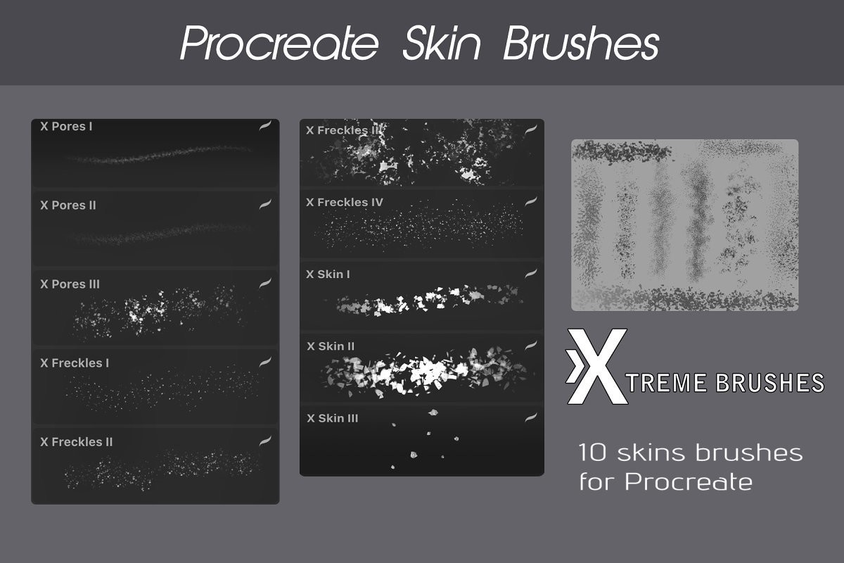 ArtStation Procreate Skin Brushes Brushes