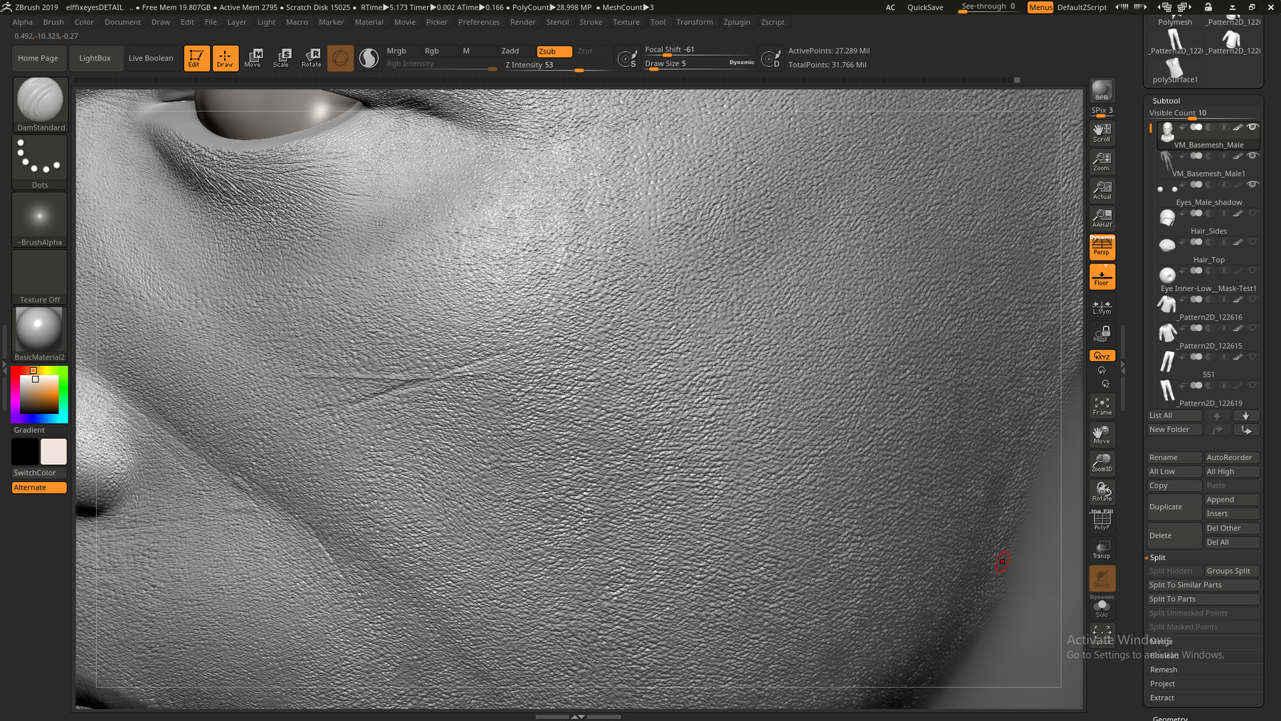 alpha going one direction zbrush