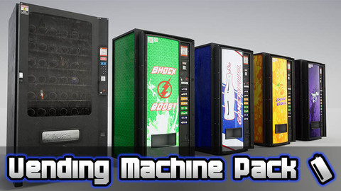 Vending Machines + Food & Drink - Prop Pack