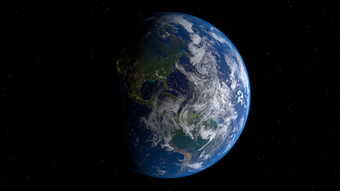 Realistic 3D Earth Model
