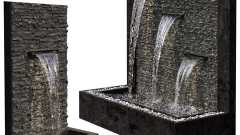 Wall Fountains - V-Ray AND Coronarenderer