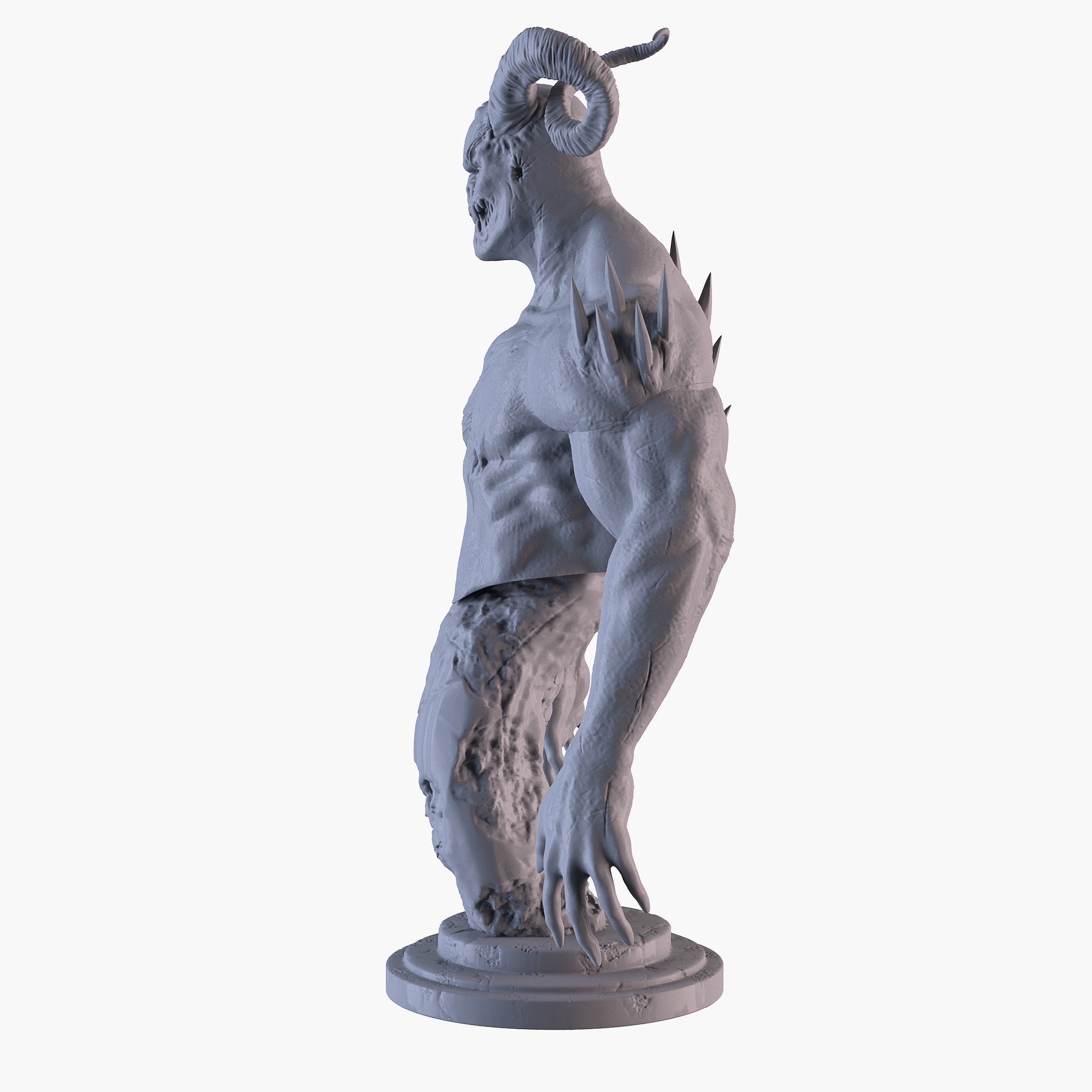 ArtStation Demon Bust Resources