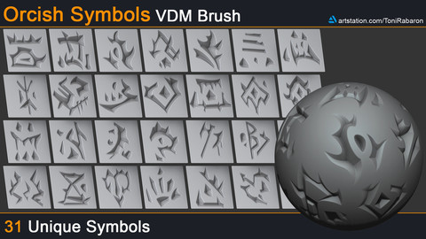 Free Orcish Symbols VDM Brush