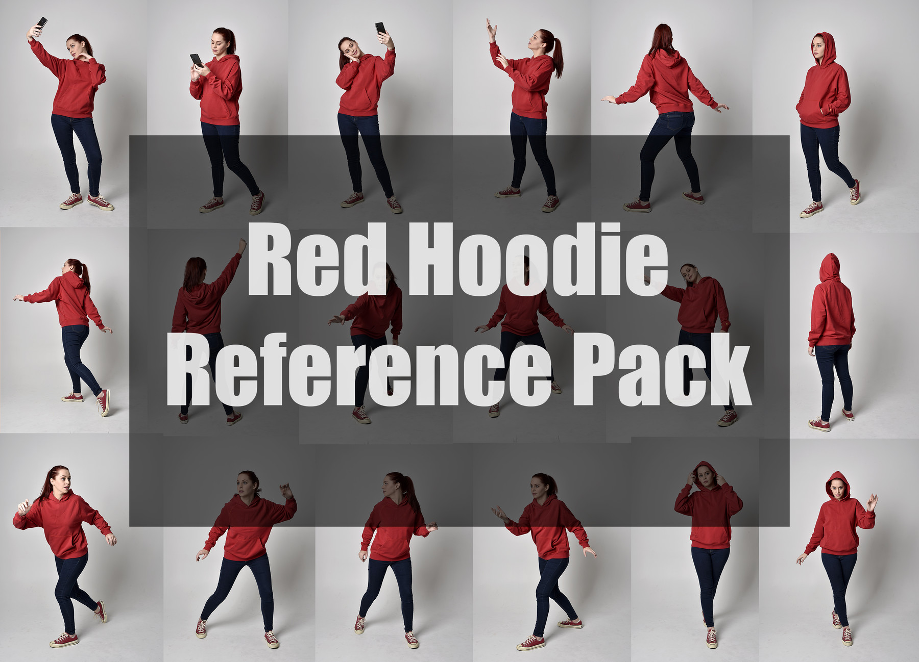 Hoodie Drawing Reference and Sketches for Artists