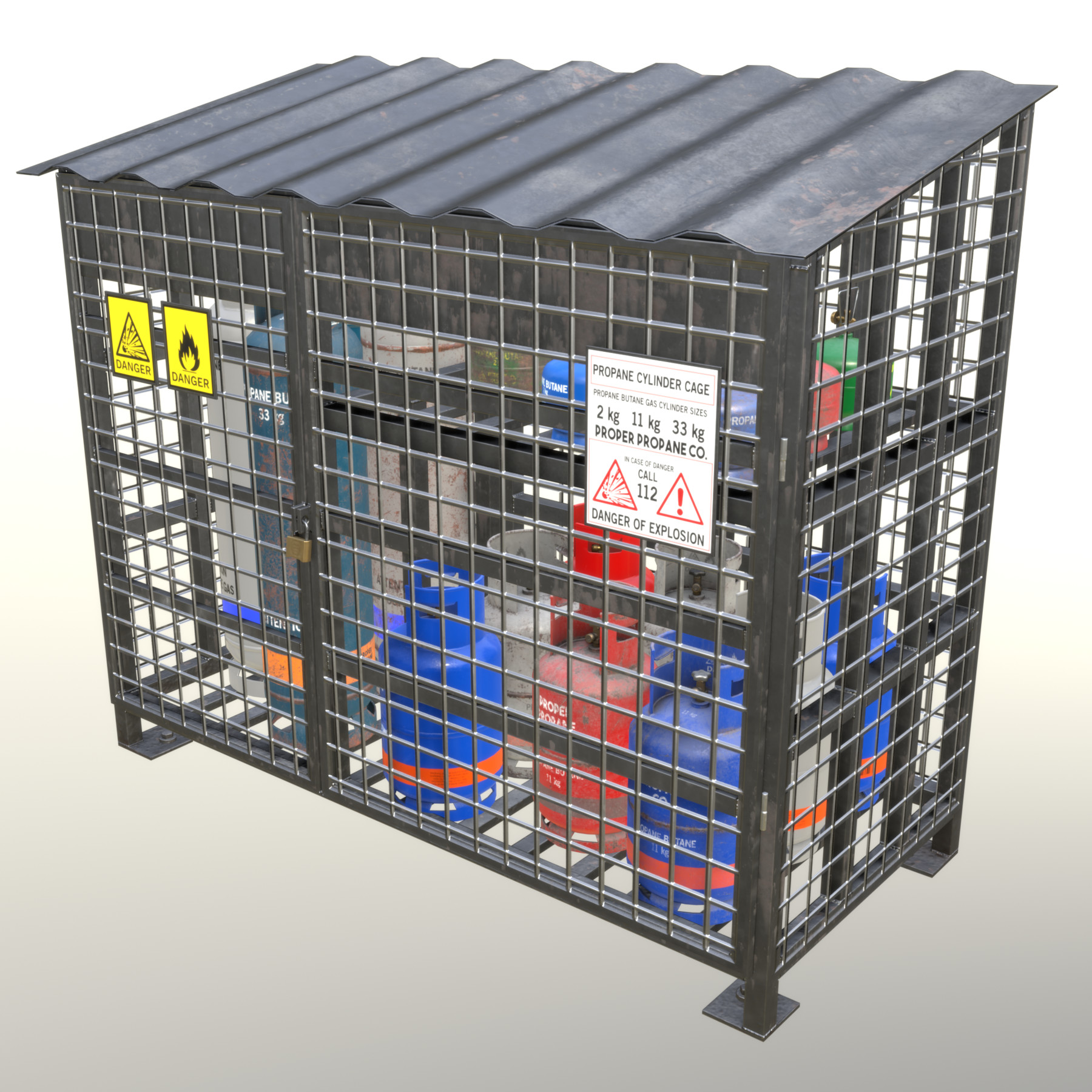 ArtStation Gas Cylinder Collection Game Assets