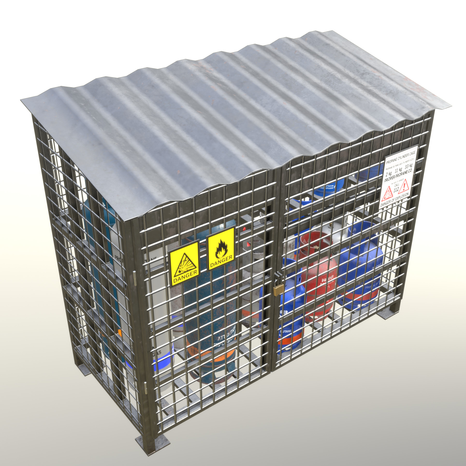 ArtStation Gas Cylinder Collection Game Assets