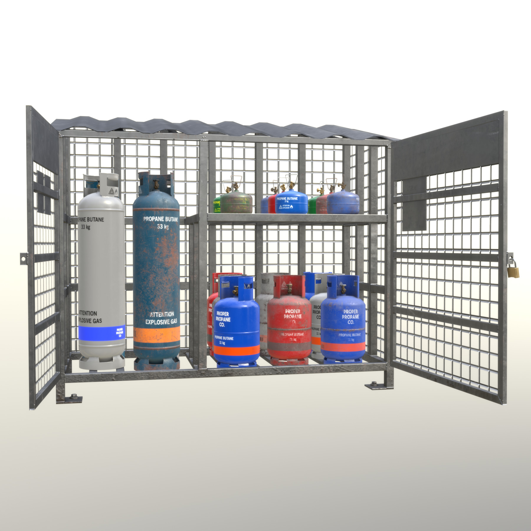 ArtStation Gas Cylinder Collection Game Assets