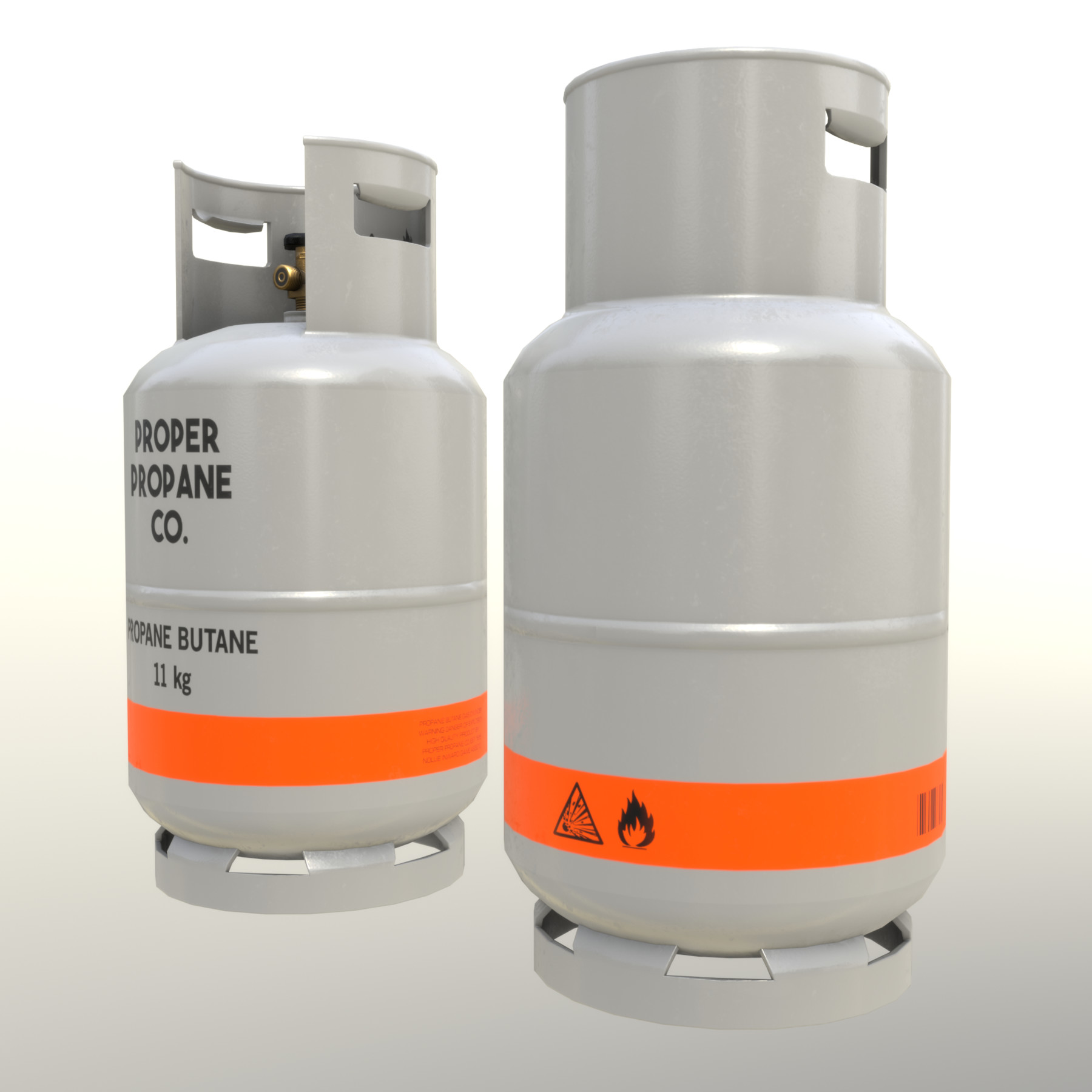 ArtStation Gas Cylinder Collection Game Assets