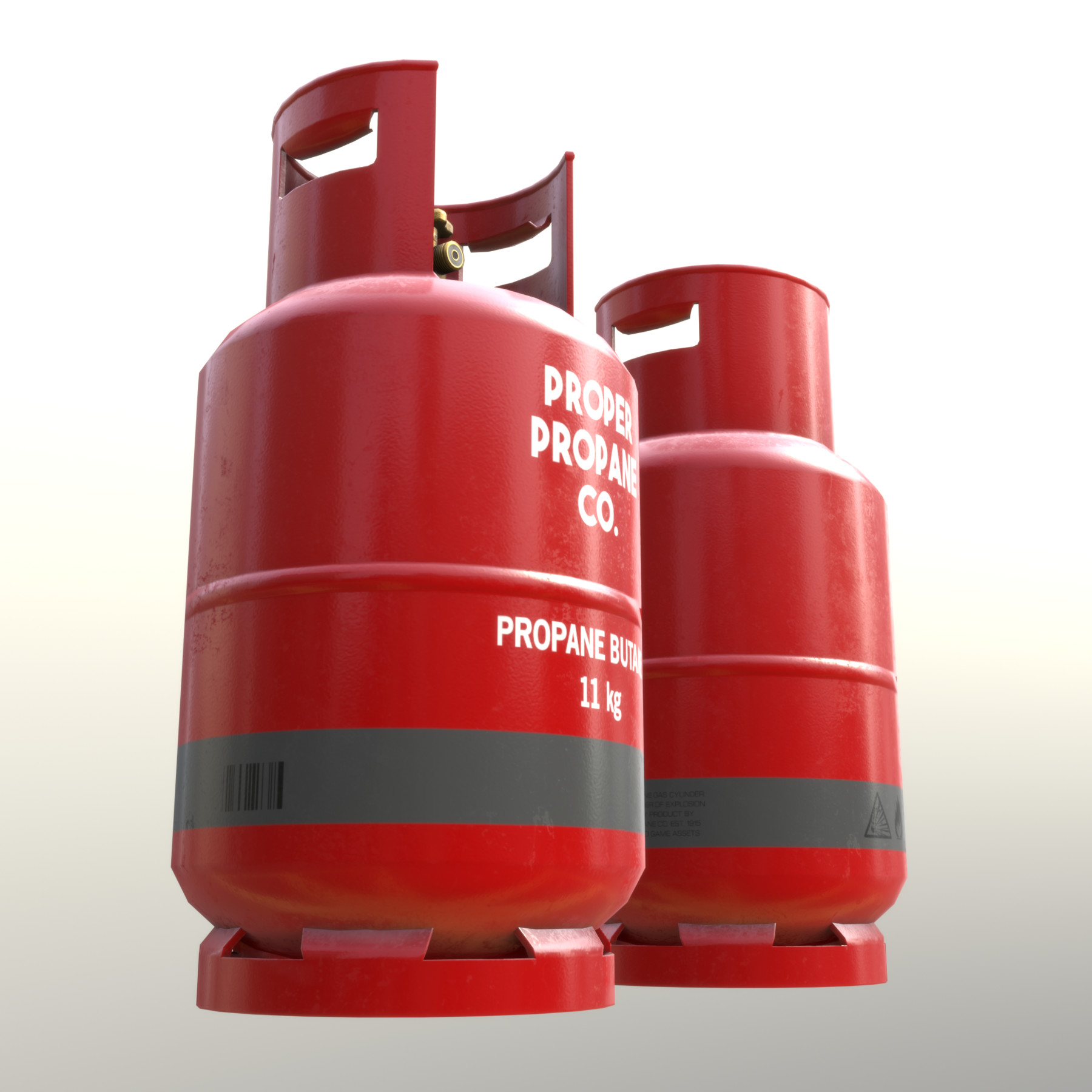 ArtStation Gas Cylinder Collection Game Assets