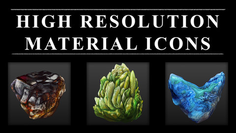 High Resolution Material Icons