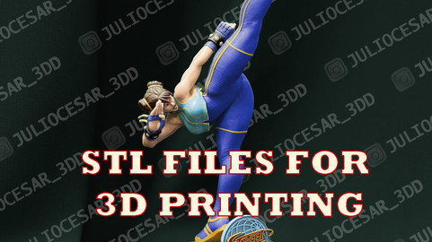 Street fighter - Chun Li 3D print model