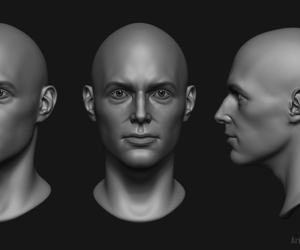 ArtStation - Head Basemesh Male | Resources