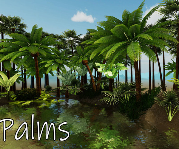 ArtStation - Palms UnityPackage | Game Assets