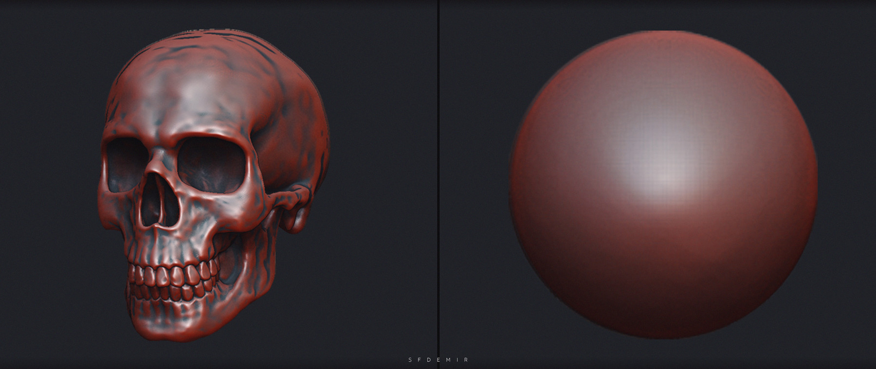 x ray zbrush material