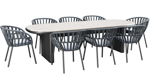 Cala Dining Set By Kettal