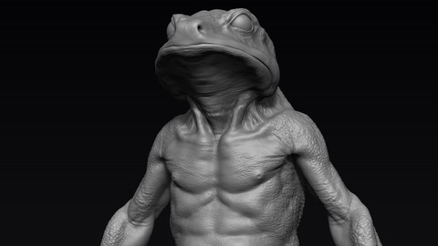 Frog Creature Sculpt