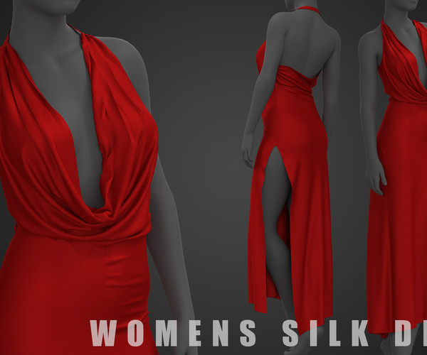womens silk dress