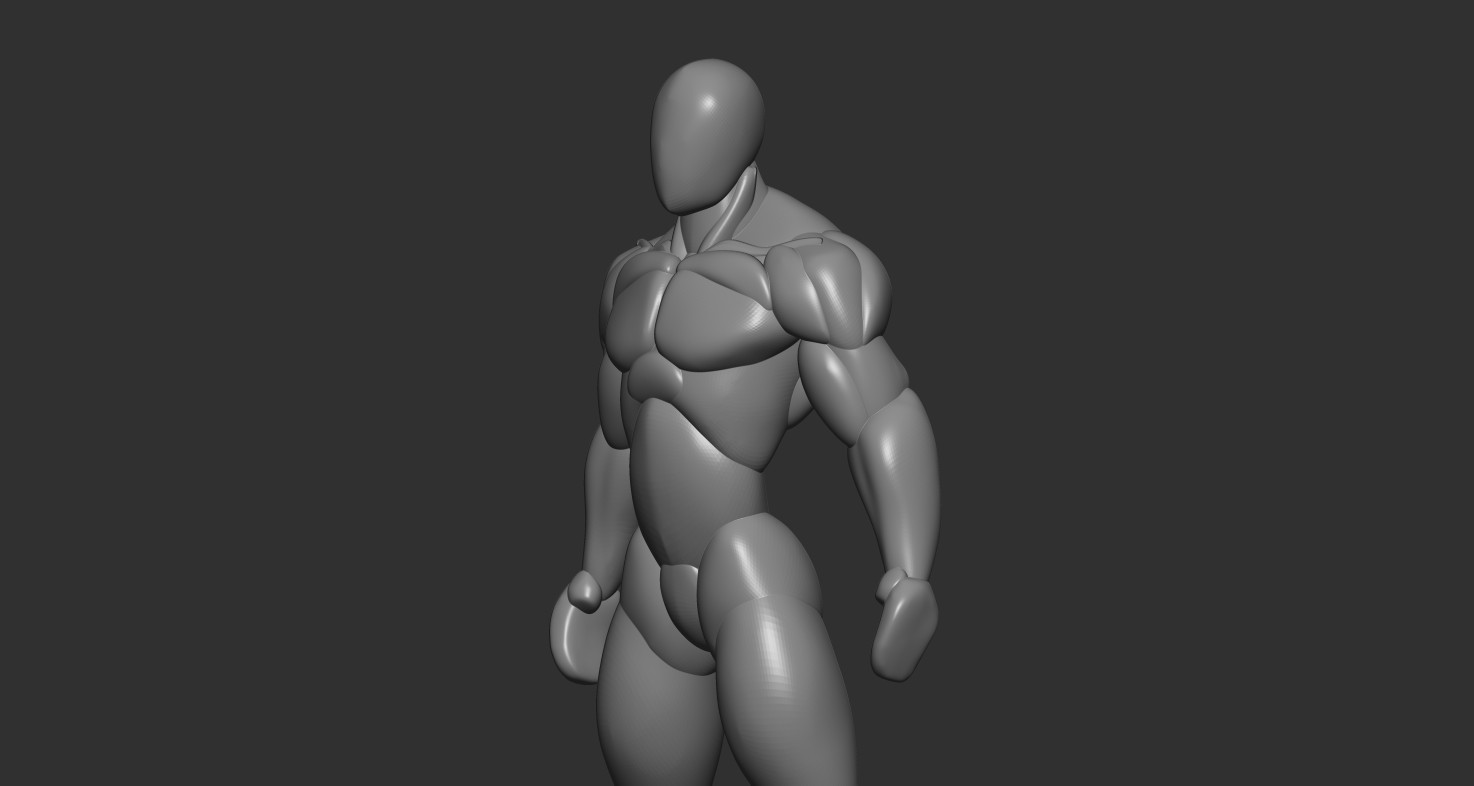 Artstation Base Mesh Stylized Male Resources