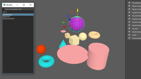 ktListNodesAndSelect for Maya
