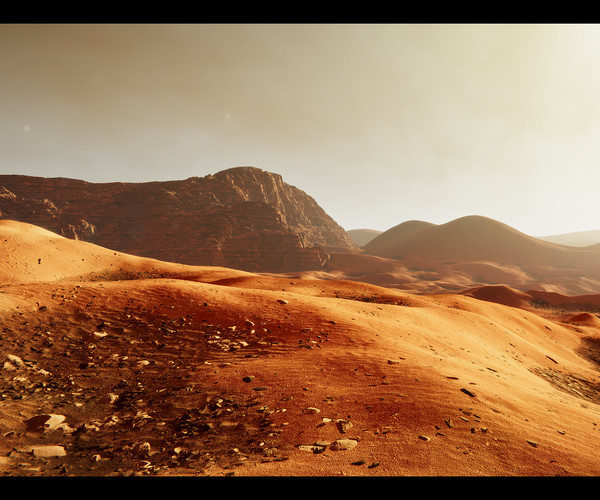 ArtStation - [Unity Project 2017+] Mars Planet Environment | Game Assets