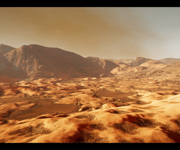 ArtStation - [Unity Project 2017+] Mars Planet Environment | Game Assets