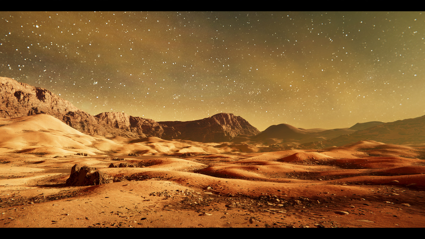 ArtStation - [Unity Project 2017+] Mars Planet Environment | Game Assets