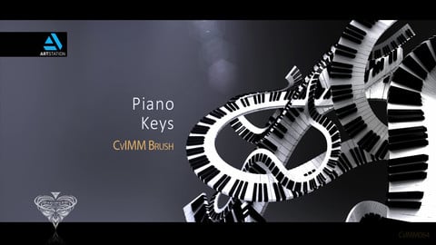 Piano Keys  IMM Brush