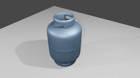 Gas Canister - Cylinder - Botijao de gas 3D model