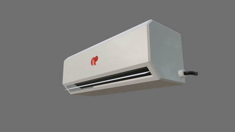 Air Conditioning Internal - Fan - Ar Condicionado Low-poly 3D model