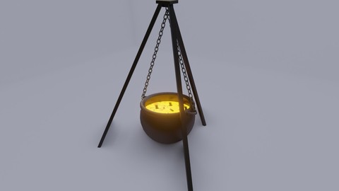 Cauldron - Caldeirao 3D model