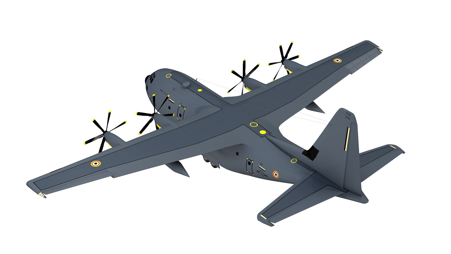 ArtStation - Lockheed C-130 hercules 3D Model | Resources