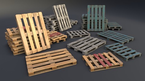 Wood Euro Pallets Collection