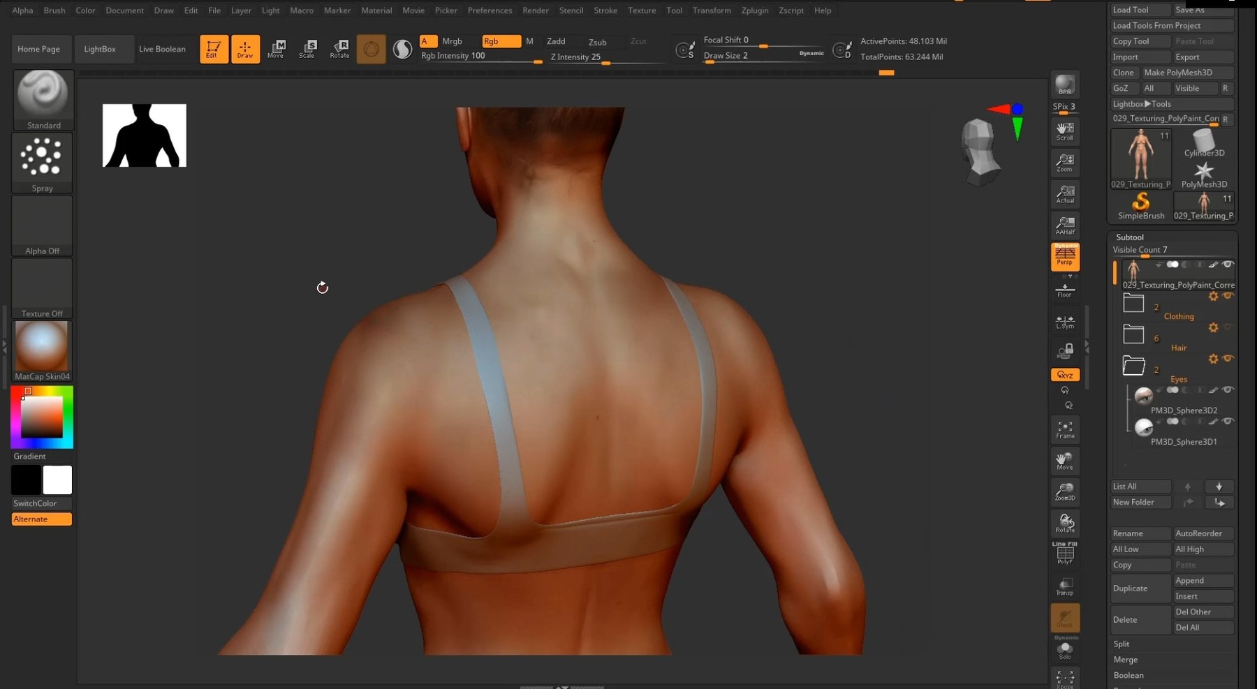 how to display image zbrush