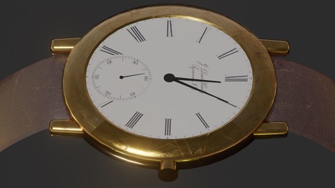 Old Wristwatch 3D model