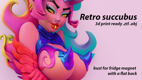 Retro Succubus for 3d print