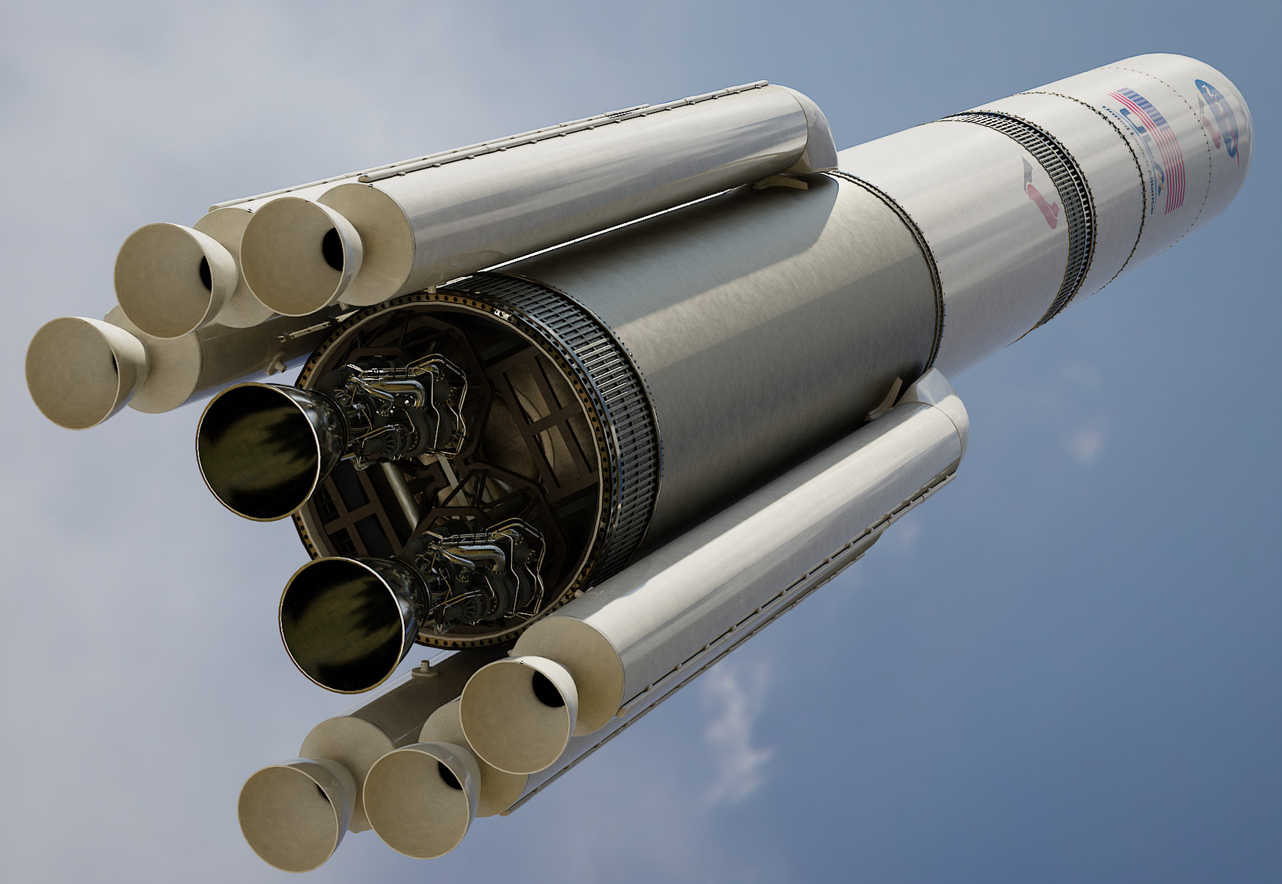 ArtStation Vulcan Centaur Rocket 3D model Resources