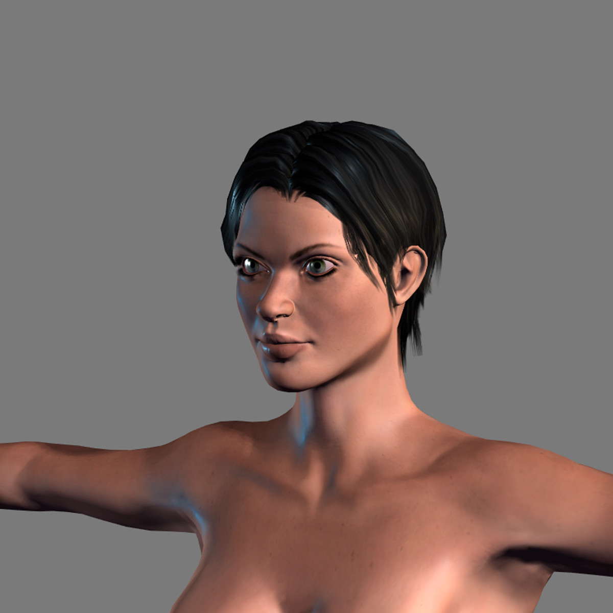 3d model naked