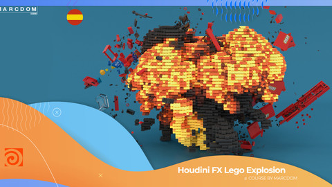 Houdini FX Explosion de Lego ESP