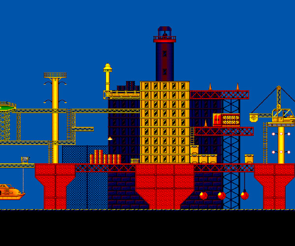 ArtStation - Oil Rig Tile-set for Unity | Game Assets