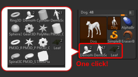 Zbrush Tool Cleaner (Clean up Zbrush tools that tend to be messy)