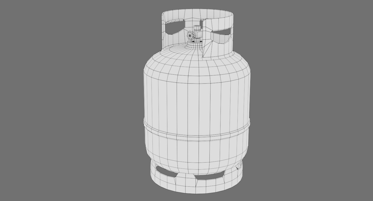 ArtStation Gas Cylinder 1B Game Assets